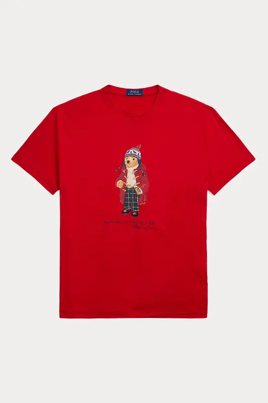 Polo Ralph Lauren Classic Fit Polo Bear Yuvarlak Yaka T-shirt