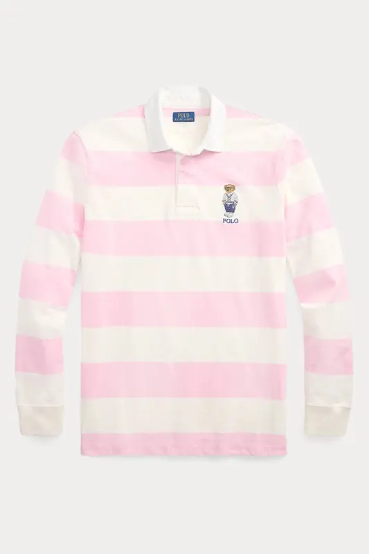 Polo Ralph Lauren Classic Fit Renk Bloklu Polo Yaka Polo Bear Sweatshirt