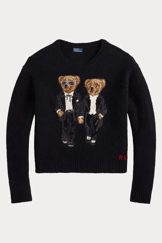 Polo Ralph Lauren Comfort Fit Polo Bear Örgü Yün Triko