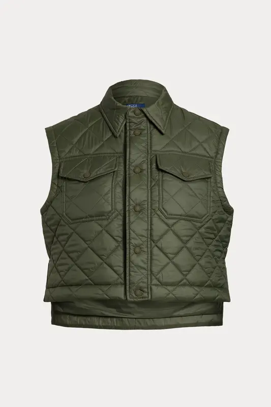 Polo Ralph Lauren Geniş Kesim Kapitone Desenli Puffer Yelek