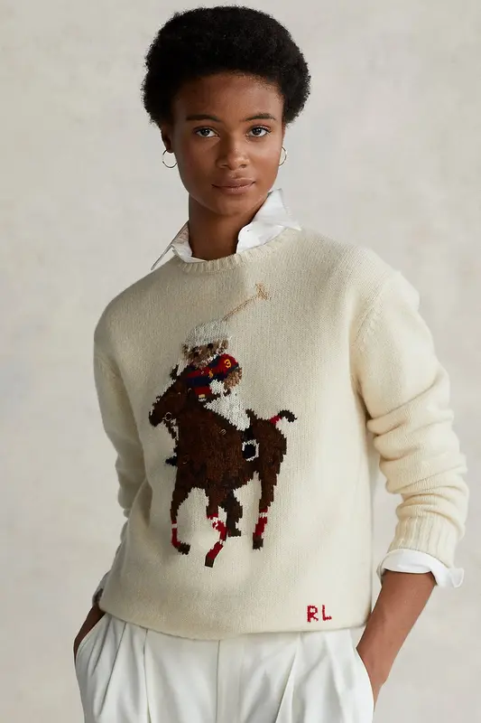 Polo Ralph Lauren Kaşmirli Polo Bear Triko
