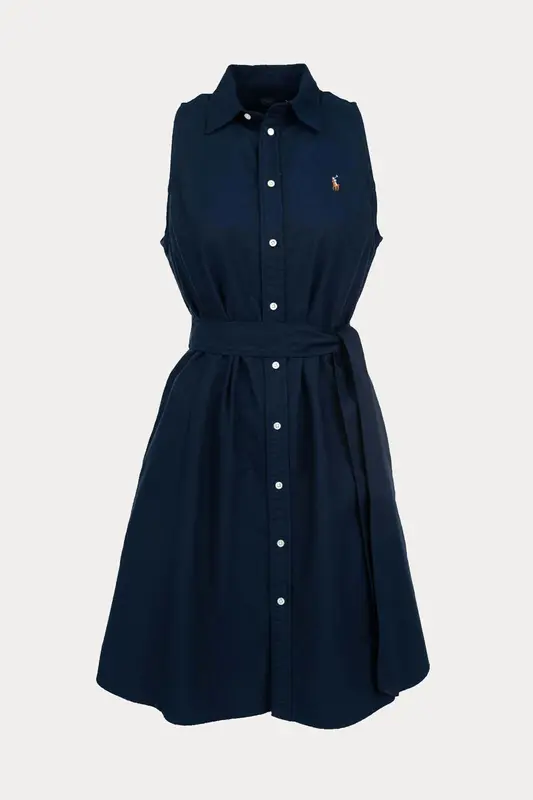 Polo Ralph Lauren Kemerli Mini Gömlek Elbise