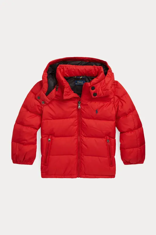 Polo Ralph Lauren Kids 2-3 Yaş Unisex Çocuk Kapüşonlu Puffer Mont