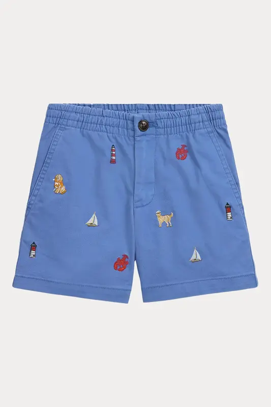 Polo Ralph Lauren Kids 2-4 Yaş Erkek Çocuk Beli Lastikli Logolu Şort