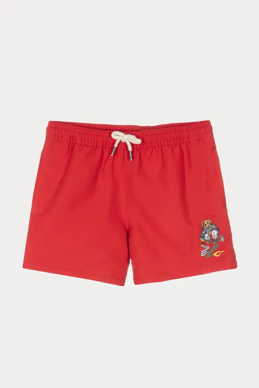 Polo Ralph Lauren Kids 2-5 Yaş Erkek Çocuk Polo Bear Şort Mayo