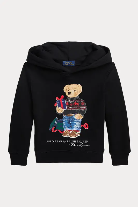Polo Ralph Lauren Kids 2-6 Yaş Unisex Çocuk Kapüşonlu Polo Bear Sweatshirt