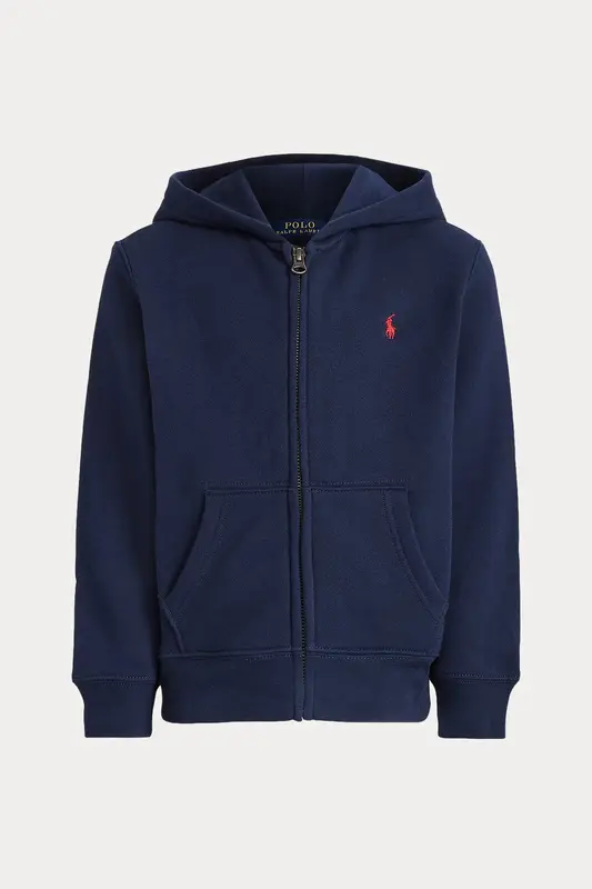 Polo Ralph Lauren Kids 2-6 Yaş Unisex Çocuk Şardonlu Kapüşonlu Sweatshirt Ceket