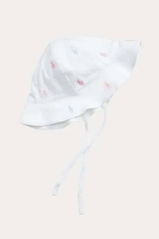 Polo Ralph Lauren Kids 3-24 Aylık Kız Bebek Pony Logolu Şapka