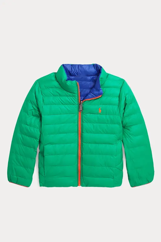 Polo Ralph Lauren Kids 3-5 Yaş Unisex Çocuk Çift Taraflı Puffer Mont