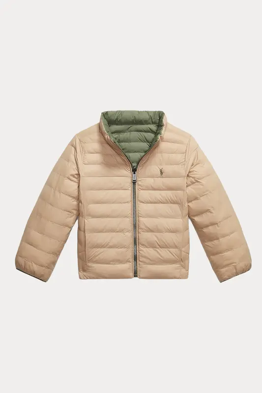 Polo Ralph Lauren Kids 4-7 Yaş Unisex Çocuk Çift Taraflı Puffer Mont