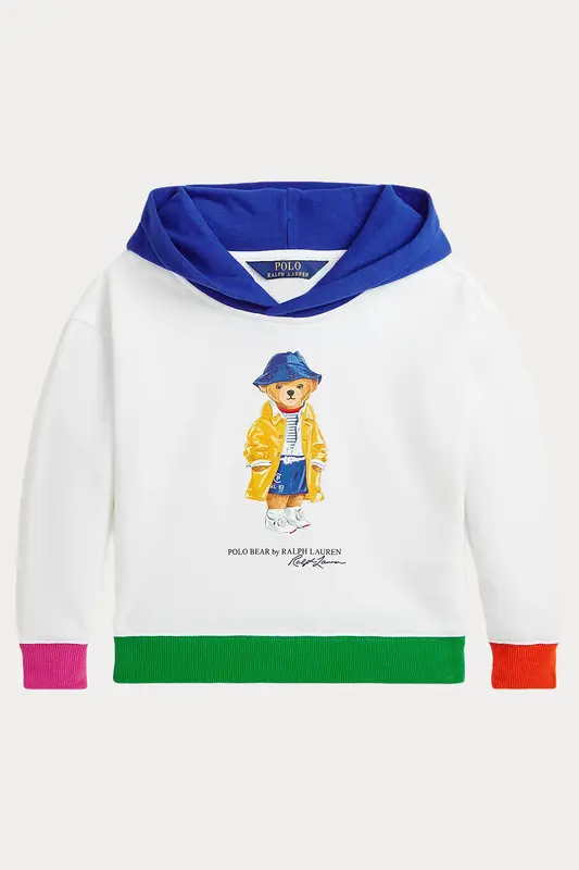Polo Ralph Lauren Kids 5-6 Yaş Kız Çocuk Kapüşonlu Polo Bear Sweatshirt