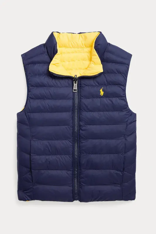 Polo Ralph Lauren Kids 5-7 Yaş Erkek Çocuk Çift Taraflı Puffer Yelek