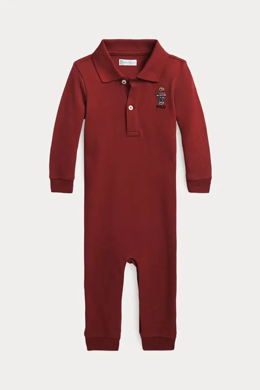 Polo Ralph Lauren Kids 6-12 Aylık Unisex Bebek Polo Bear Tulum