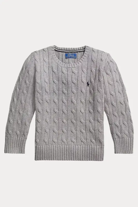 Polo Ralph Lauren Kids 6-7 Yaş Unisex Çocuk Saç Örgü Triko