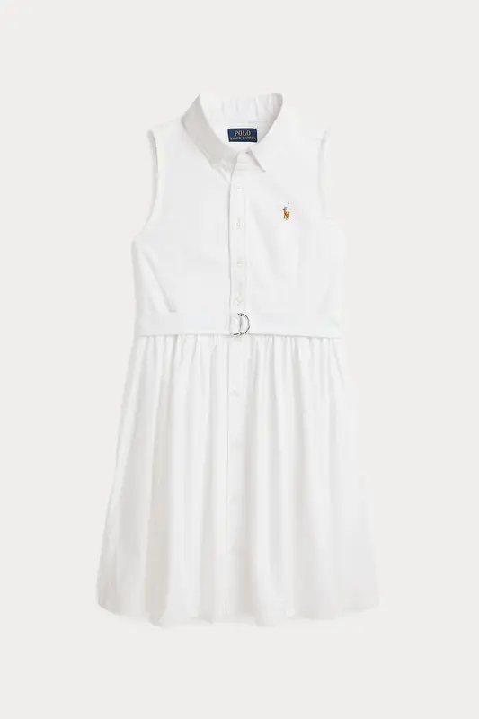 Polo Ralph Lauren Kids 7 Yaş Kız Çocuk Kemerli Elbise