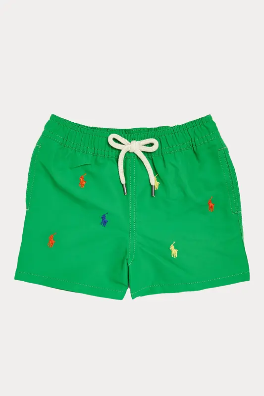 Polo Ralph Lauren Kids 9-12 Aylık Erkek Bebek Pony Logolu Şort Mayo