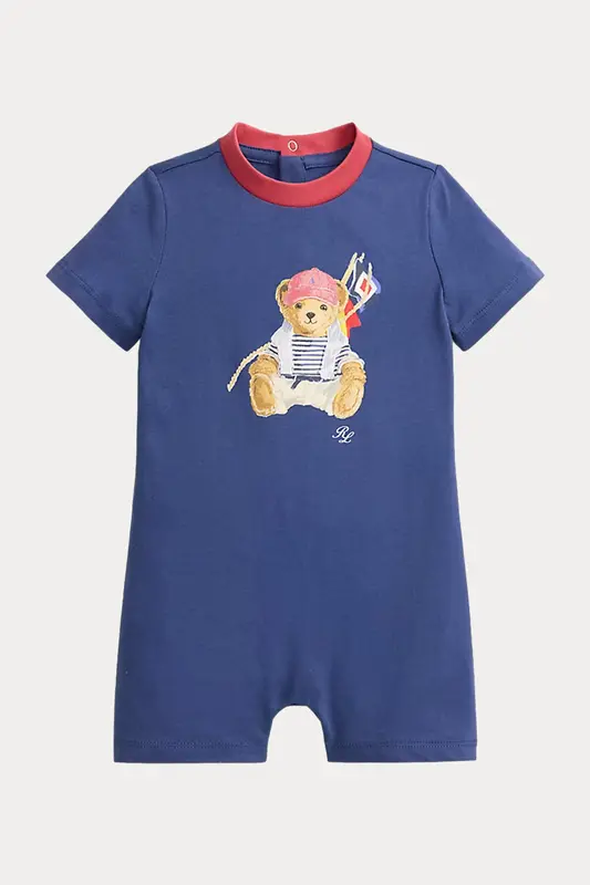 Polo Ralph Lauren Kids 9-12 Aylık Unisex Bebek Polo Bear Tulum