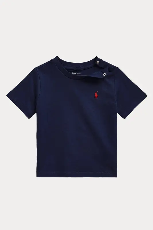 Polo Ralph Lauren Kids 9-18 Aylık Unisex Bebek Pony Logolu T-shirt