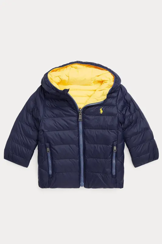 Polo Ralph Lauren Kids 9-24 Aylık Erkek Bebek Çift Taraflı Puffer Mont