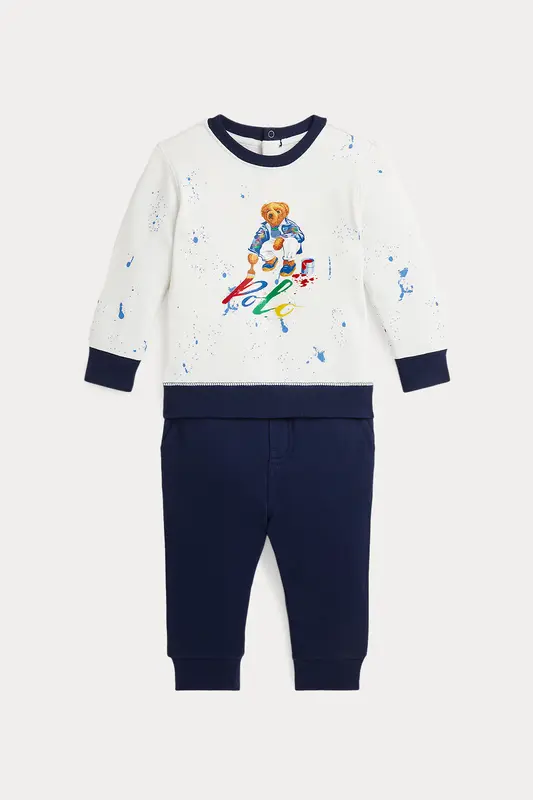 Polo Ralph Lauren Kids 9-24 Aylık Unisex Bebek Polo Bear Eşofman Takımı