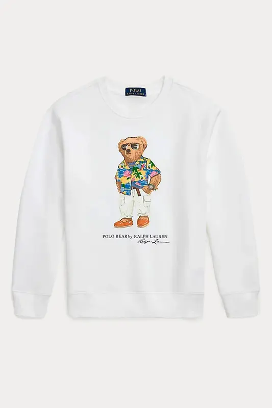 Polo Ralph Lauren Kids M Beden Unisex Çocuk Polo Bear Sweatshirt
