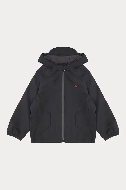 Polo Ralph Lauren Kids S Beden Unisex Çocuk Kapüşonlu Rüzgarlık Mont