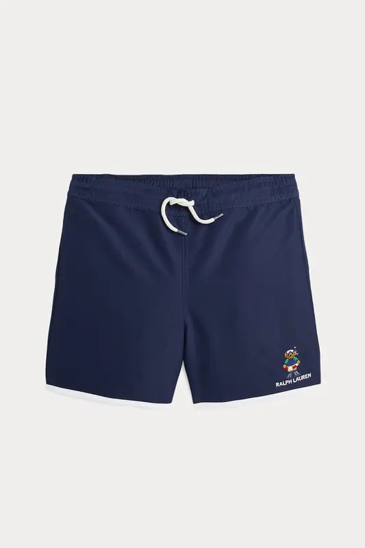 Polo Ralph Lauren Kids S-L Beden Erkek Çocuk Beli Lastikli Polo Bear Şort Mayo