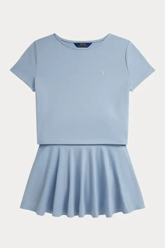 Polo Ralph Lauren Kids S-M Beden Kız Çocuk Bluz Etek Set