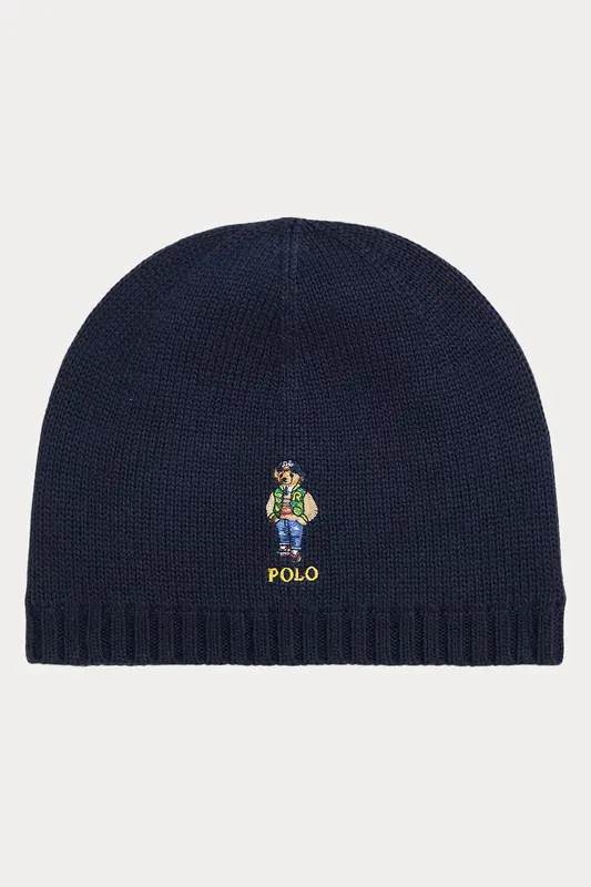 Polo Ralph Lauren Kids S-M Beden Unisex Çocuk Örgü Polo Bear Bere