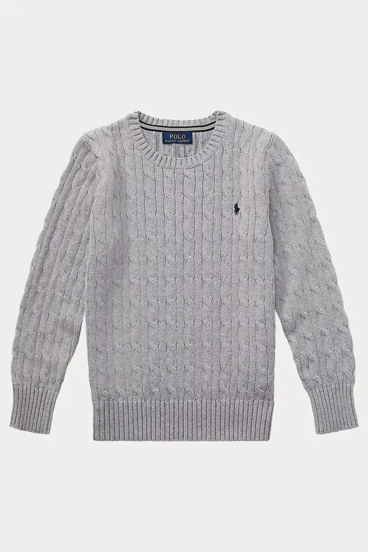 Polo Ralph Lauren Kids S-M Beden Unisex Çocuk Saç Örgü Triko