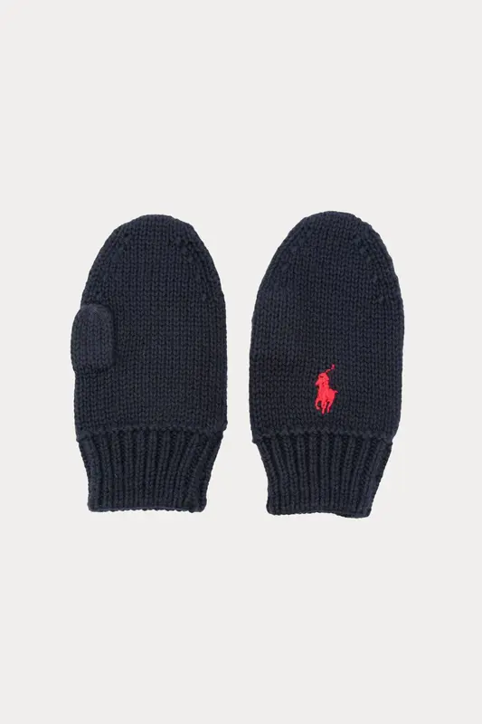 Polo Ralph Lauren Kids Unisex Çocuk Örgü Pony Logolu Eldiven