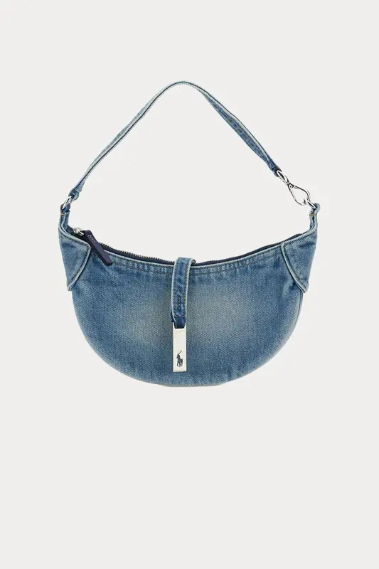 Polo Ralph Lauren Logolu Small Denim Çanta