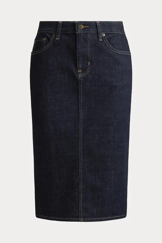 Polo Ralph Lauren Midi Denim Etek