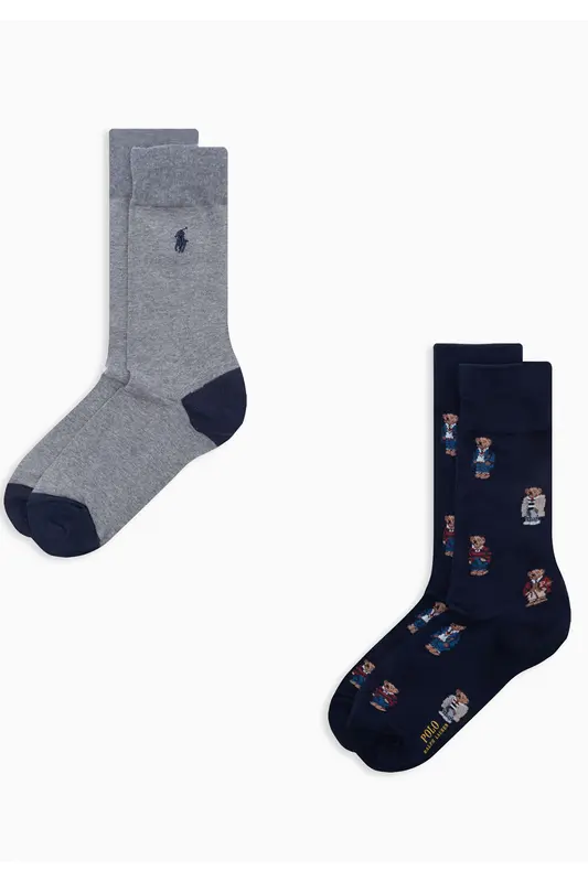 Polo Ralph Lauren Polo Bear 2'li Paket Çorap