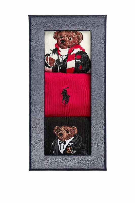 Polo Ralph Lauren Polo Bear 3'lü Çorap Set