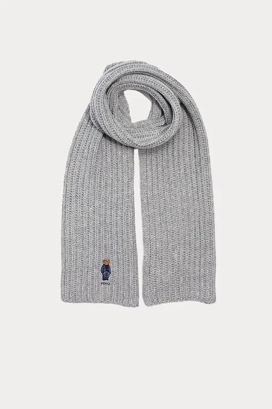 Polo Ralph Lauren Polo Bear Örgü Yün Atkı