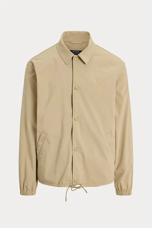 Polo Ralph Lauren Regular Fit Gofre Kumaş Cep Detaylı Streç Gömlek Ceket