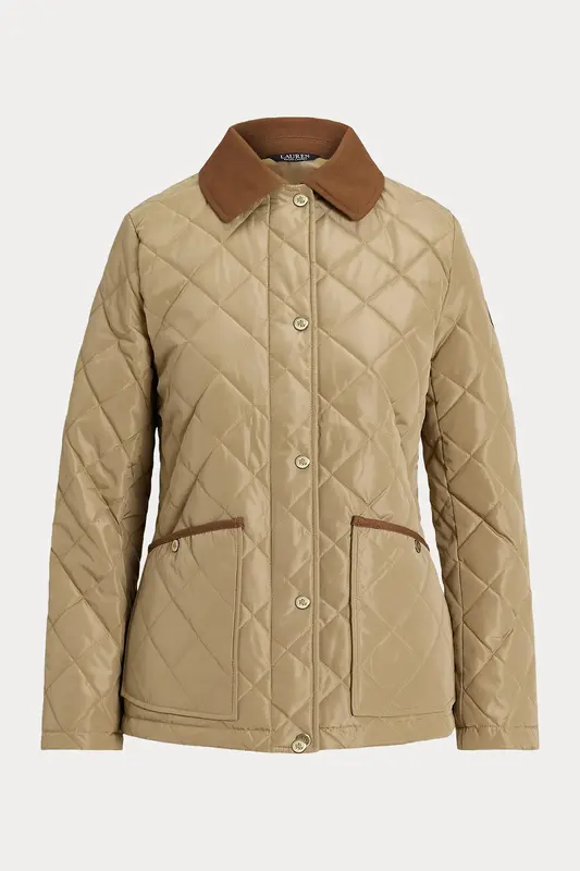 Polo Ralph Lauren Regular Fit Kapitone Desenli Puffer Mont