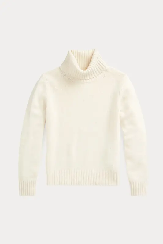 Polo Ralph Lauren Relaxed Fit Balıkçı Yaka Örgü Yün Triko