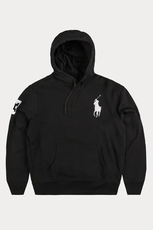 Polo Ralph Lauren Relaxed Fit Big Pony Logolu Şardonlu Kapüşonlu Sweatshirt