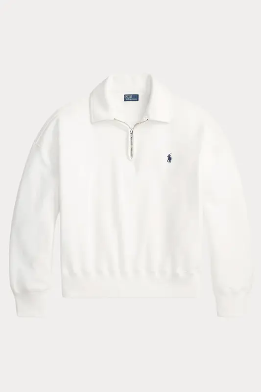 Polo Ralph Lauren Relaxed Fit Yarım Fermuarlı Sweatshirt