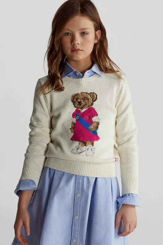 Polo Ralph Lauren Small Kız Çocuk Polo Bear Triko