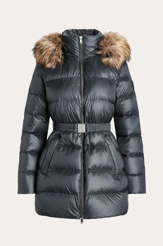 Polo Ralph Lauren Straight Fit Kapüşonlu Puffer Mont
