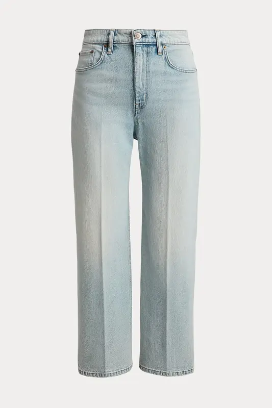 Polo Ralph Lauren Straight Fit Yüksek Bel Yıkamalı Jeans