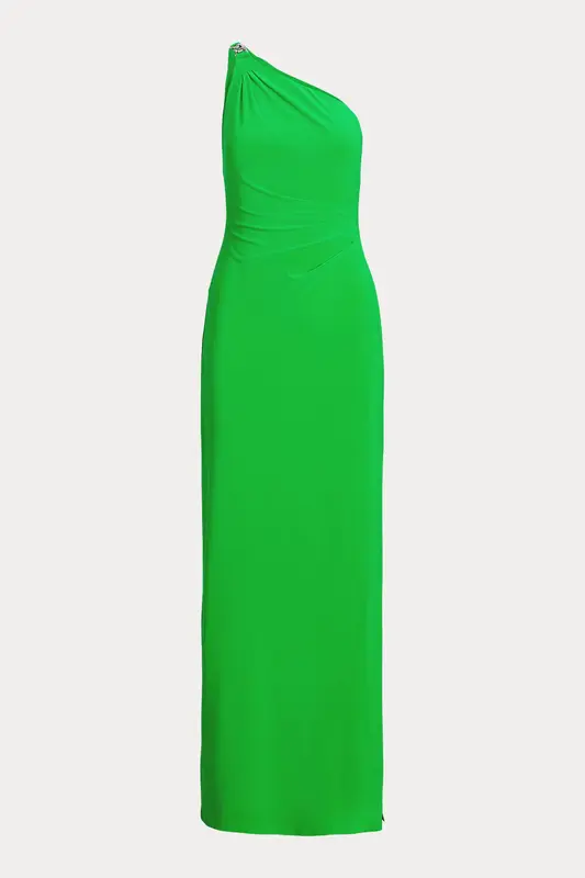 Polo Ralph Lauren Tek Omuz Maxi Abiye Elbise