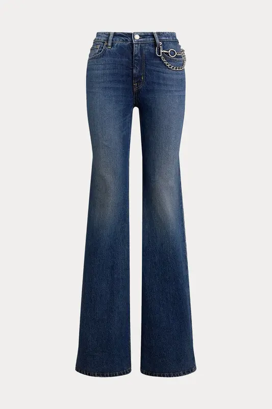 Polo Ralph Lauren Zincir Aksesuarlı Yüksek Bel Jeans