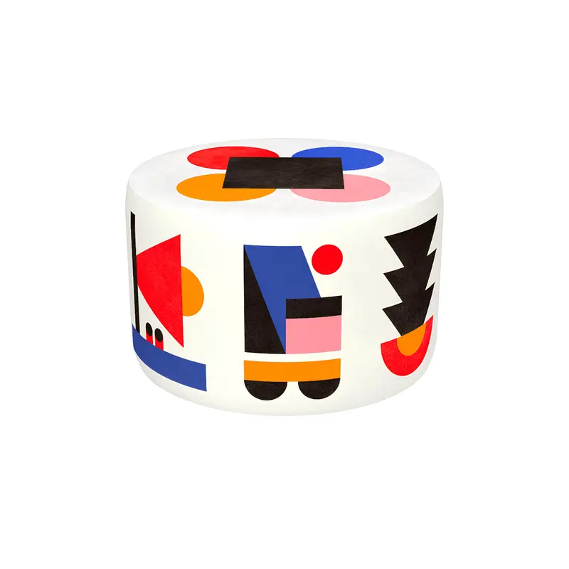 Pouf Oggian Home Design Beyaz M Puf