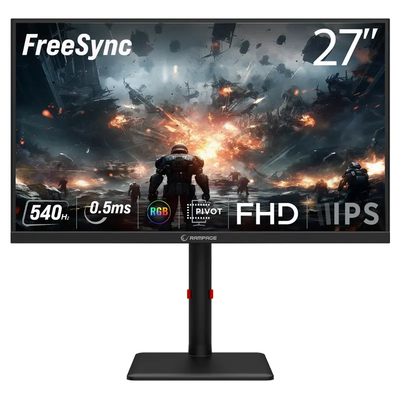 PRIME PR27R540FH - 27'' 540Hz 0,5ms Fast IPS FHD Freesync RGB Pivot PC Flat Oyuncu Monitörü