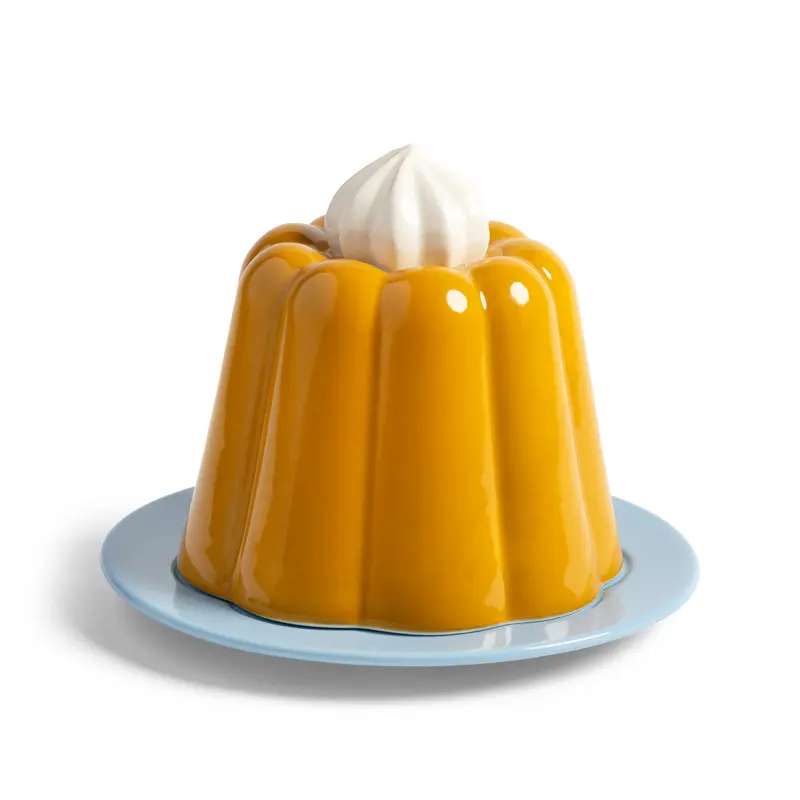 Puding Formunda Sarı Saklama Kabı