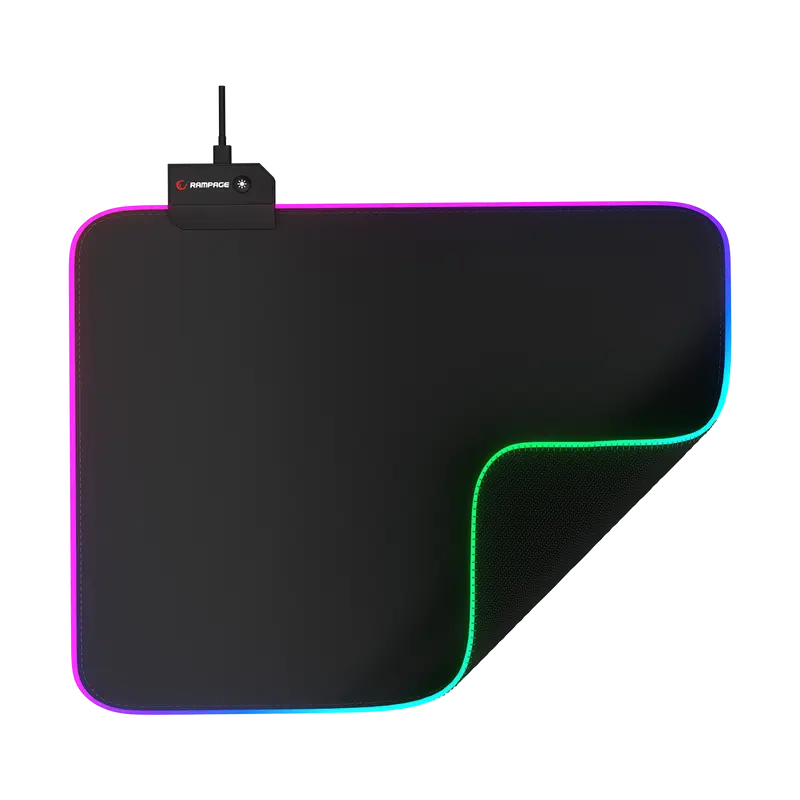 Pulsar RGB M (MP-21) - Mp-21 25x33 cm RGB Oyuncu Mouse Pad-Siyah